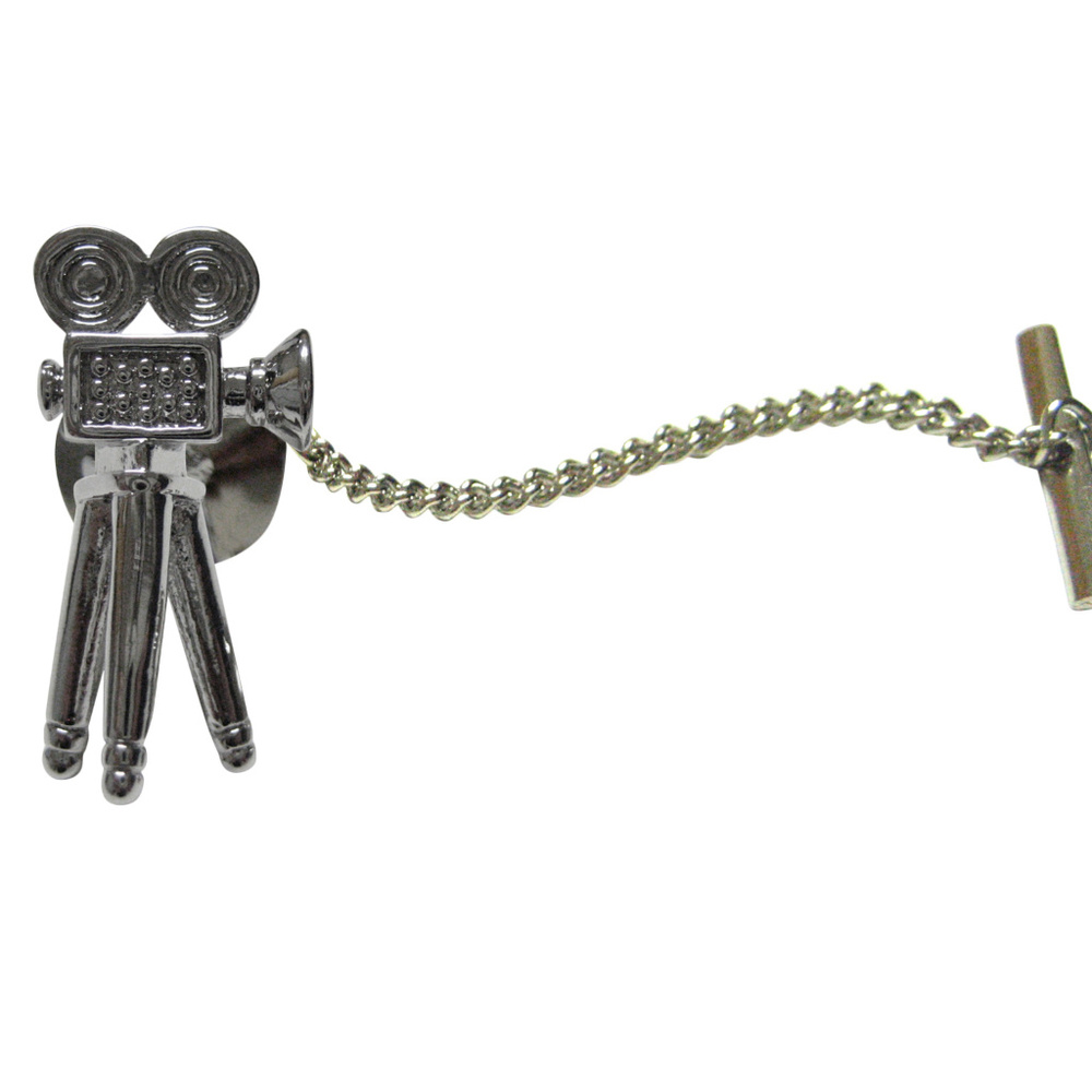Retro Video Camera Film Tie Tack